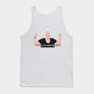 Angela - taxpaying right Tank Top